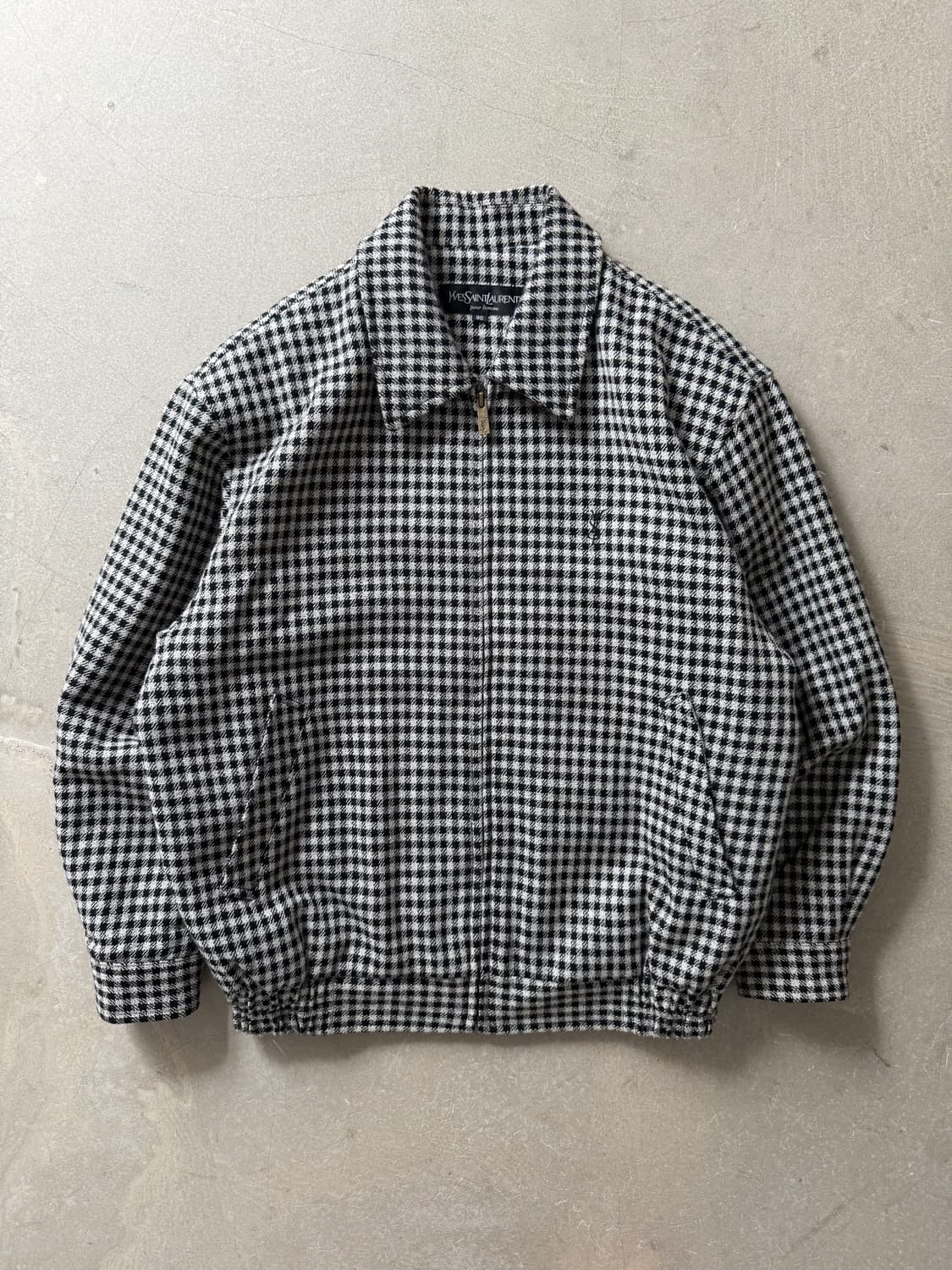 Yves Saint Laurent Check Wool Jacket 상품이미지1