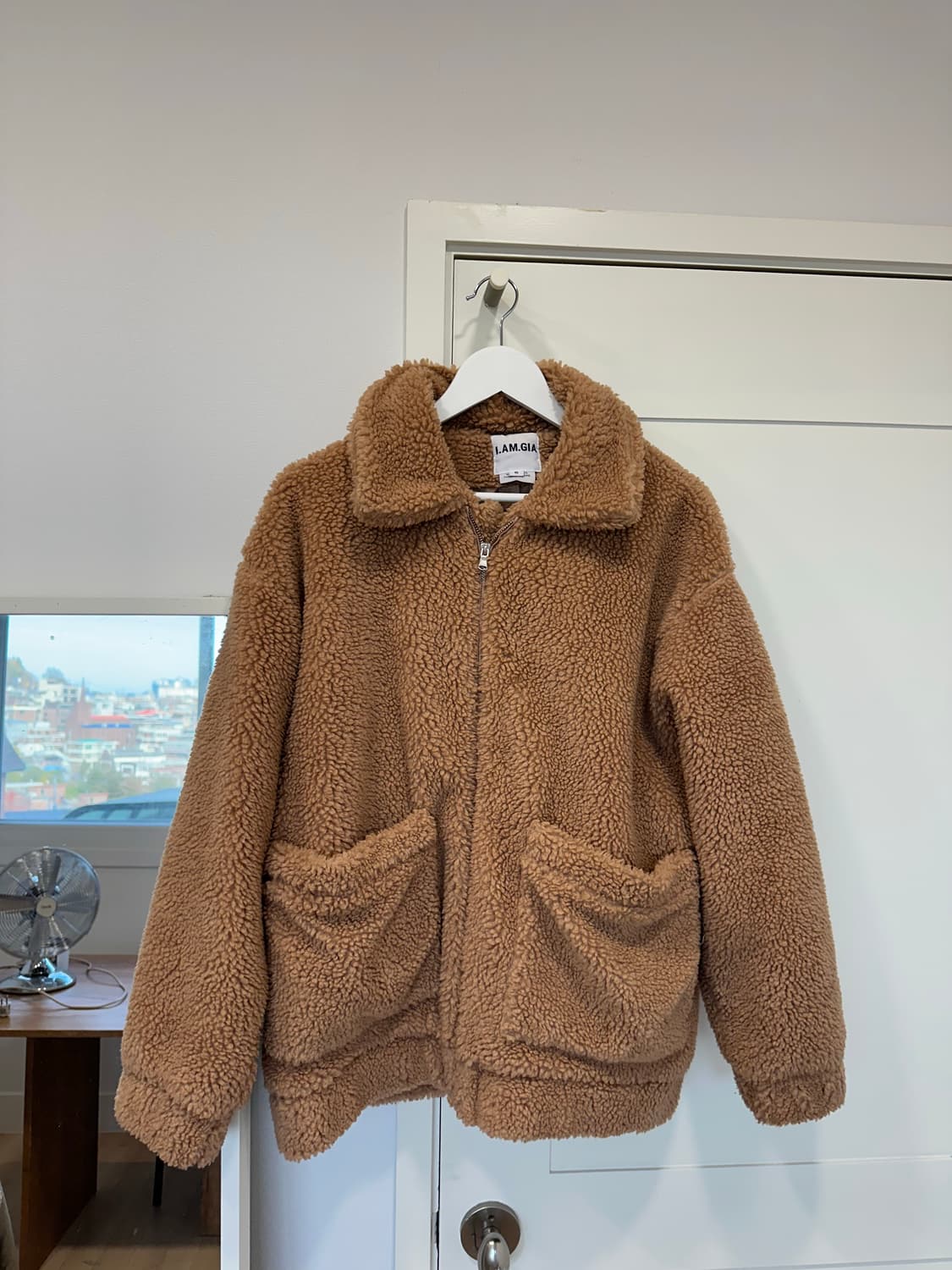 Iamgia 테디베어 코트 프리사이즈 상품이미지1