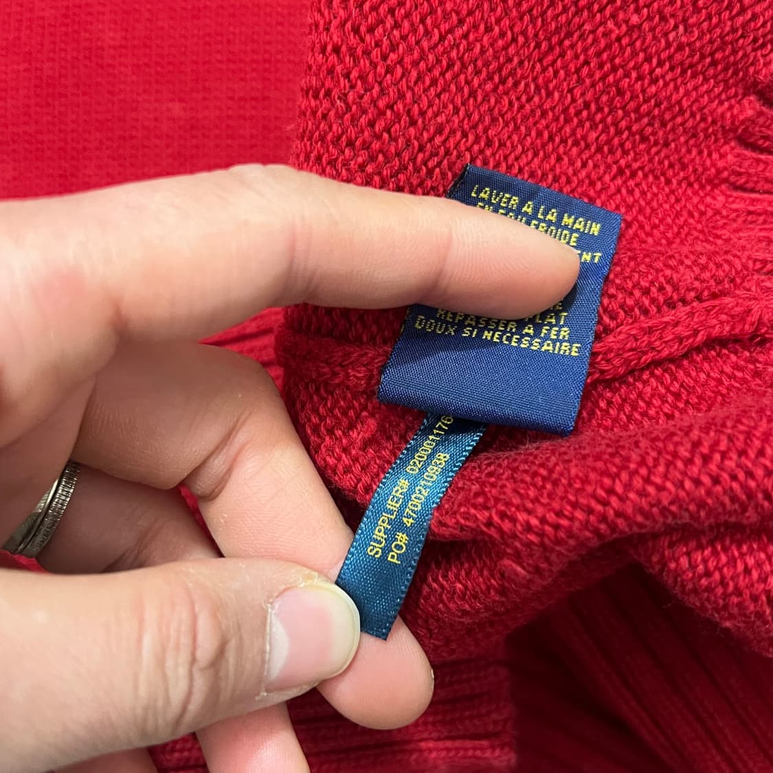 [100] 폴로 랄프로렌 반버튼 니트 상품이미지5