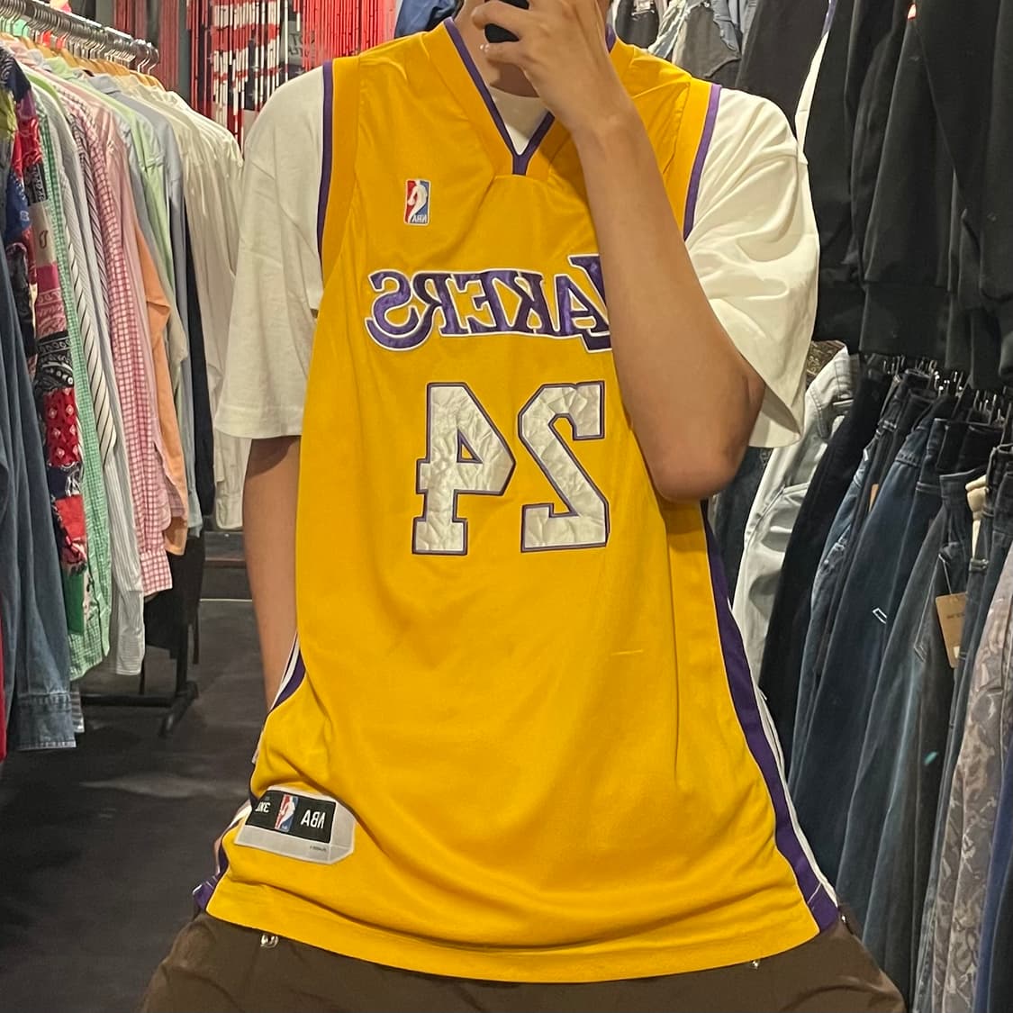 [IM] NBA  레이커스 옐로우 농구 나시 상품이미지3