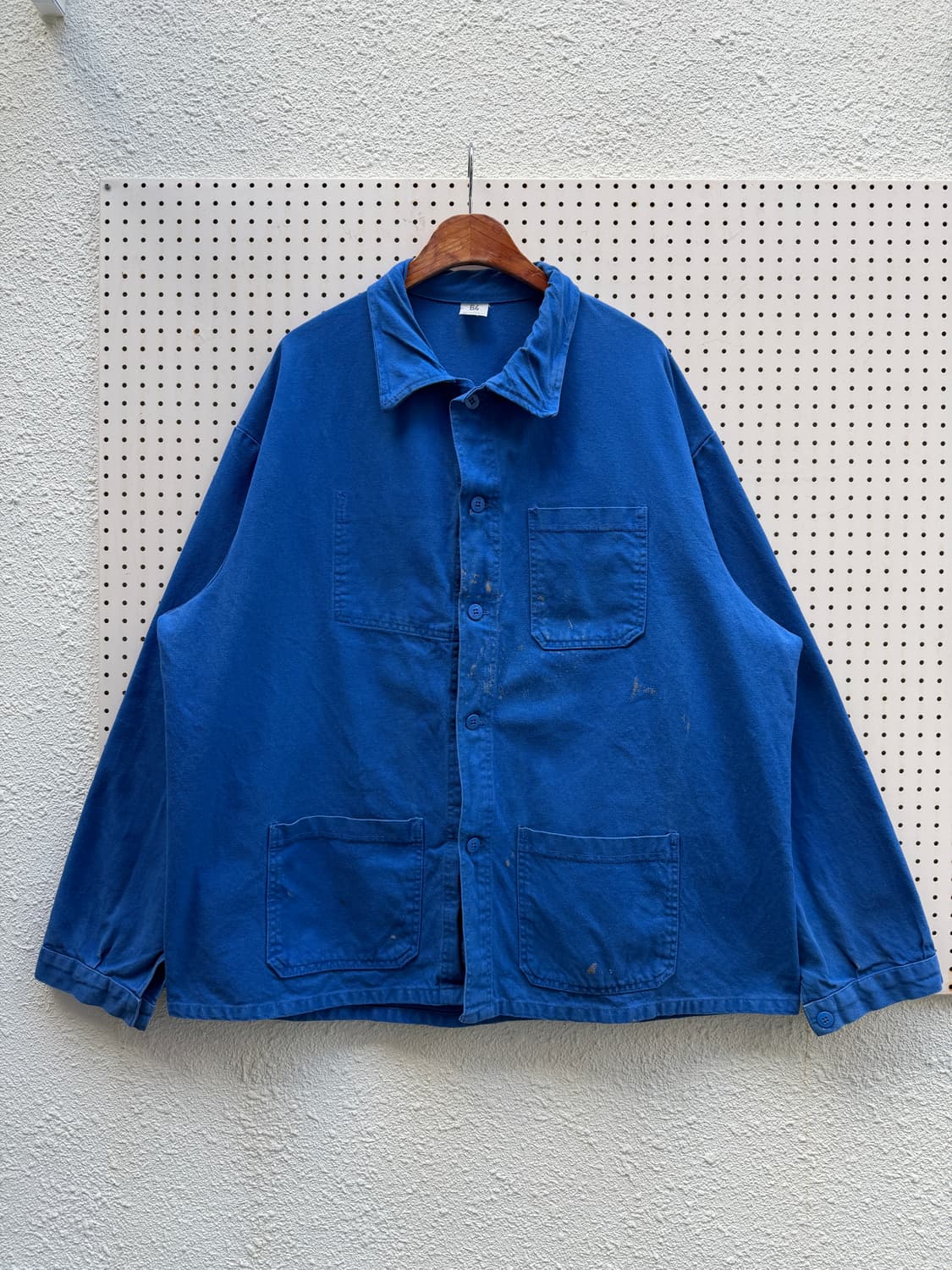 BIG SIZE OLD VINTAGE WASHED 빈티지 프렌치워크자켓 상품이미지1