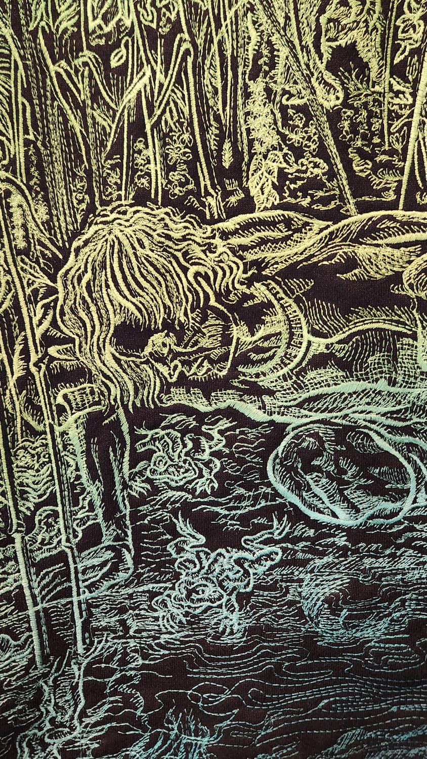 송지오 옴므 23ss 자수 맨투맨 상품이미지3