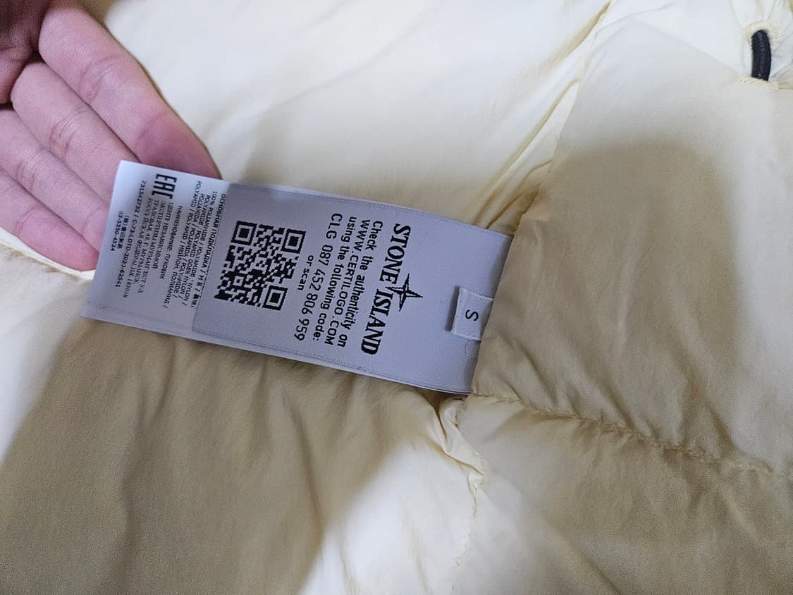 정품) 스톤아일랜드 나슬란 와트로 구스다운 패딩 s사이즈 상품이미지6