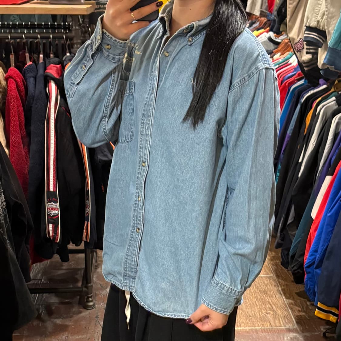 [HI] Carhartt 칼하트 긴팔 데님셔츠 상품이미지3