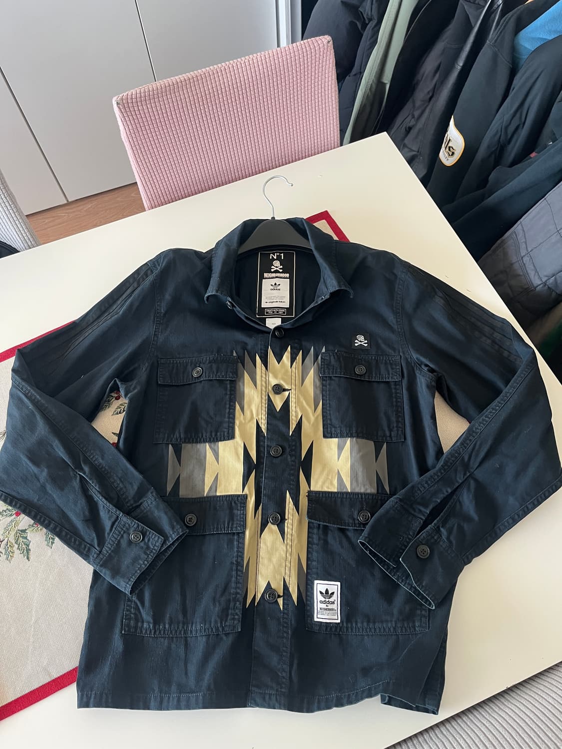 네이버후드 X 아디다스 셔츠 상품이미지1