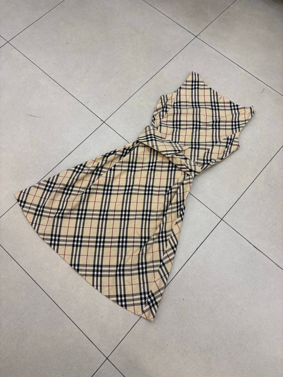 버버리 런던 노바체크 슬리브리스 원피스 상품이미지6