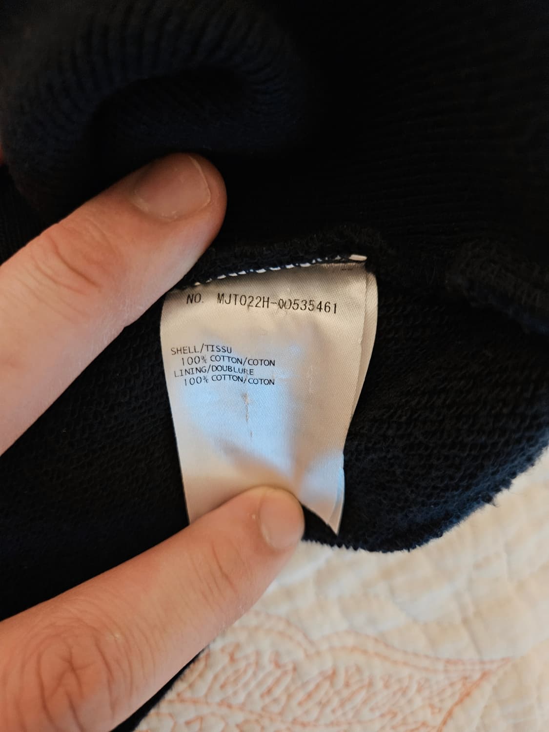 톰브라운 4선 후드집업 네이비 색상 5 사이즈 판매합니다! 상품이미지7