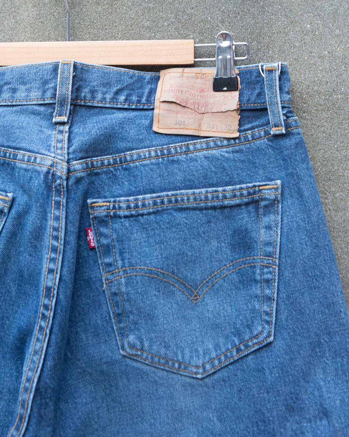 90s 리바이스 501 데님 팬츠 34/32 USA made 상품이미지7