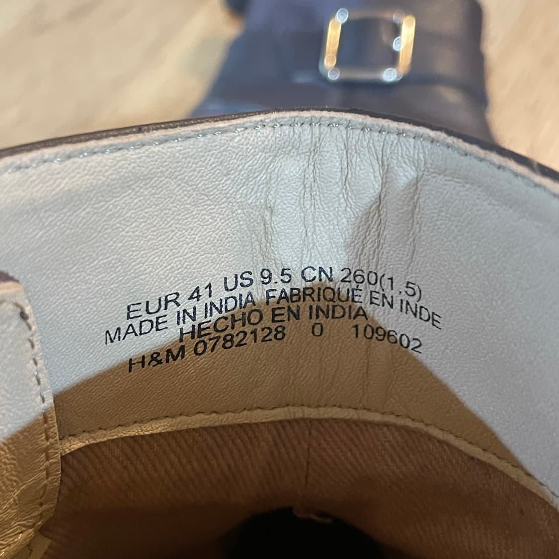H&M 가죽 앵클부츠 상품이미지8