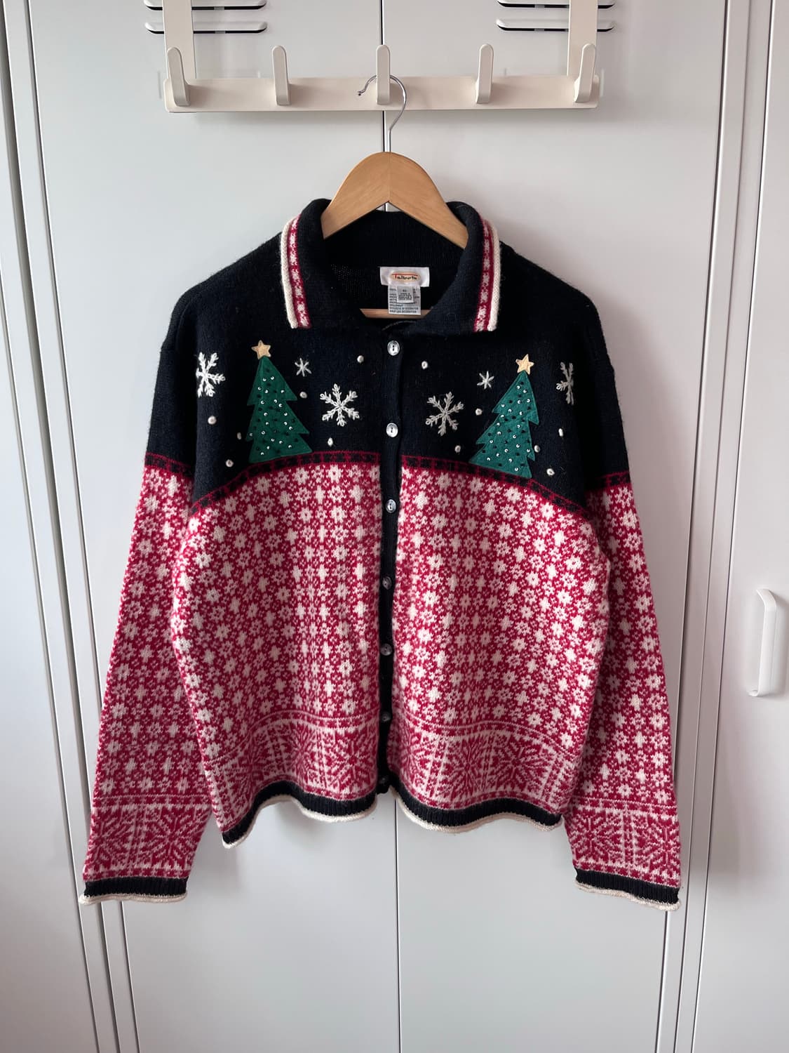 Talbots 눈꽃 산타 울니트 가디건  상품이미지10