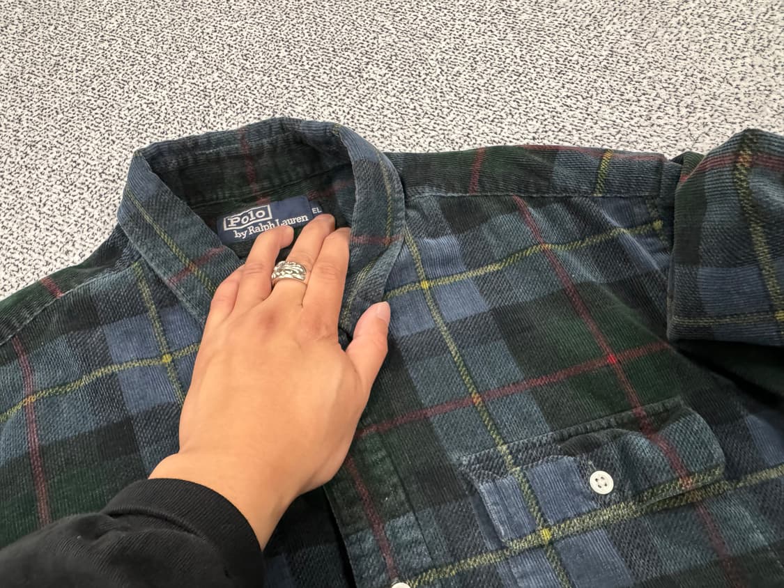 폴로 랄프로렌 90s 코듀로이 셔츠 상품이미지3