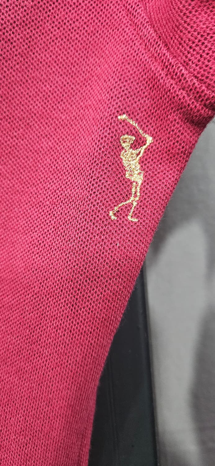 (한글탭 정품)마크앤로나 긴팔 카라티 레드 골프웨어 S 상품이미지4