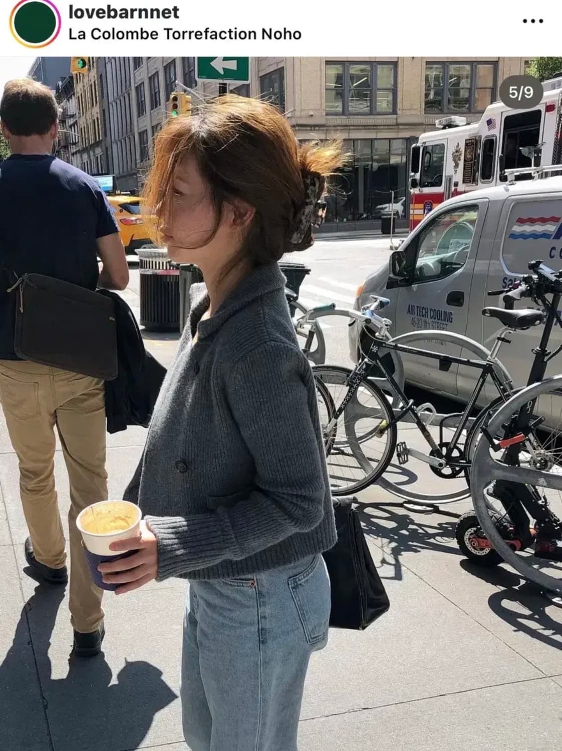 더바넷 샬롯 Charlotte 더블 브레스트 니트 가디건 상품이미지2