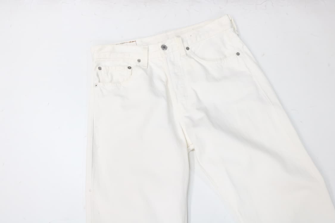 리바이스 빈티지 501 화이트 데님 팬츠 (W32 L32) 상품이미지3