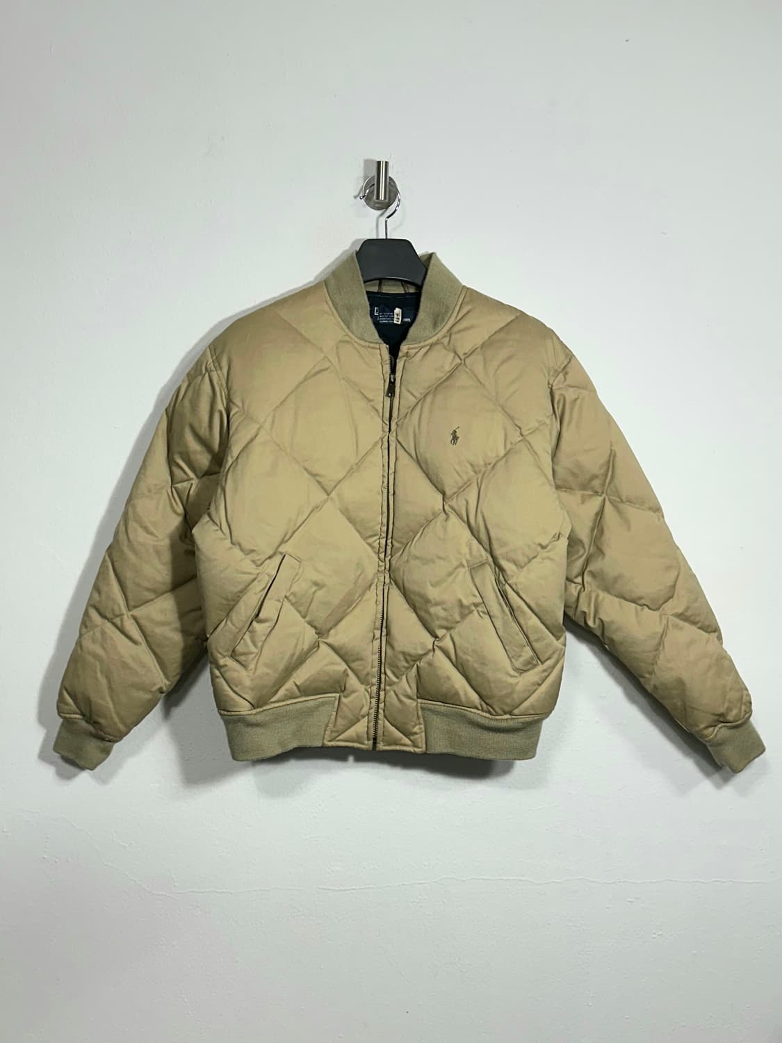 폴로랄프로렌 베이지 푸퍼 퀼팅 패딩 M 상품이미지1