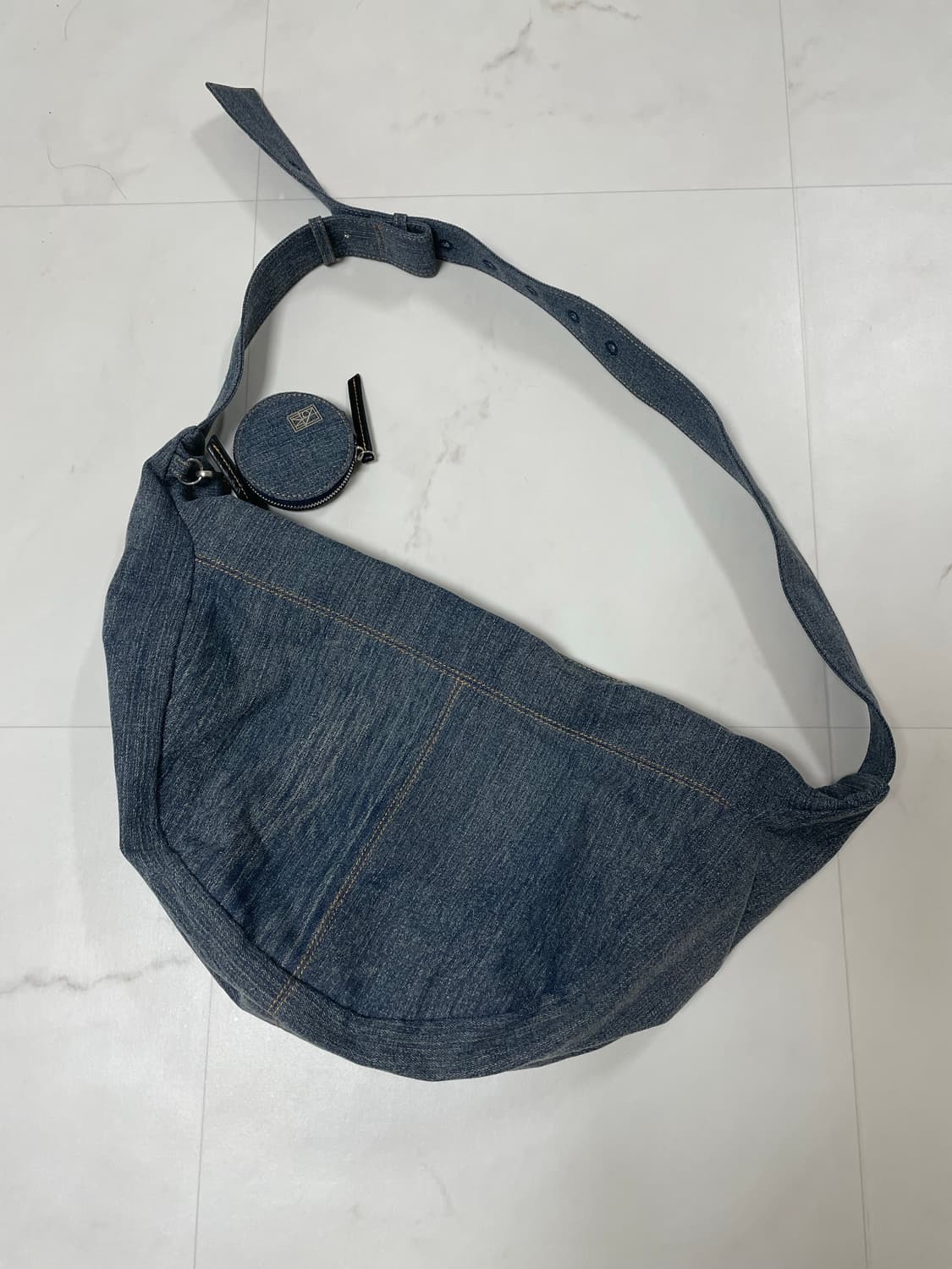 밈더워드로브 몬타 데님 메신저백 상품이미지2