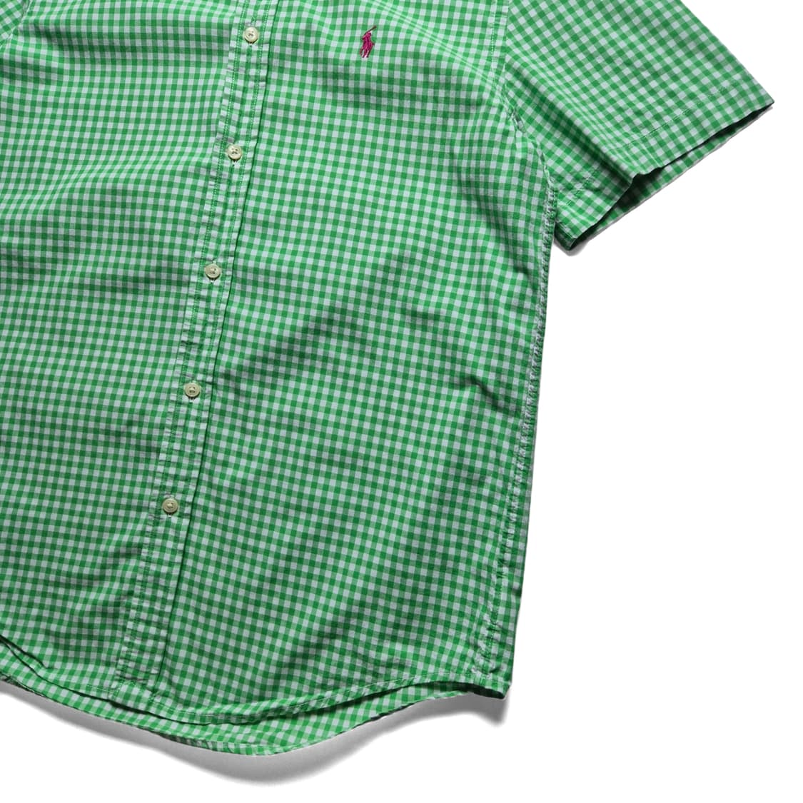 [XL(18-20)] 폴로 랄프로렌 깅엄체크 반팔셔츠 상품이미지5