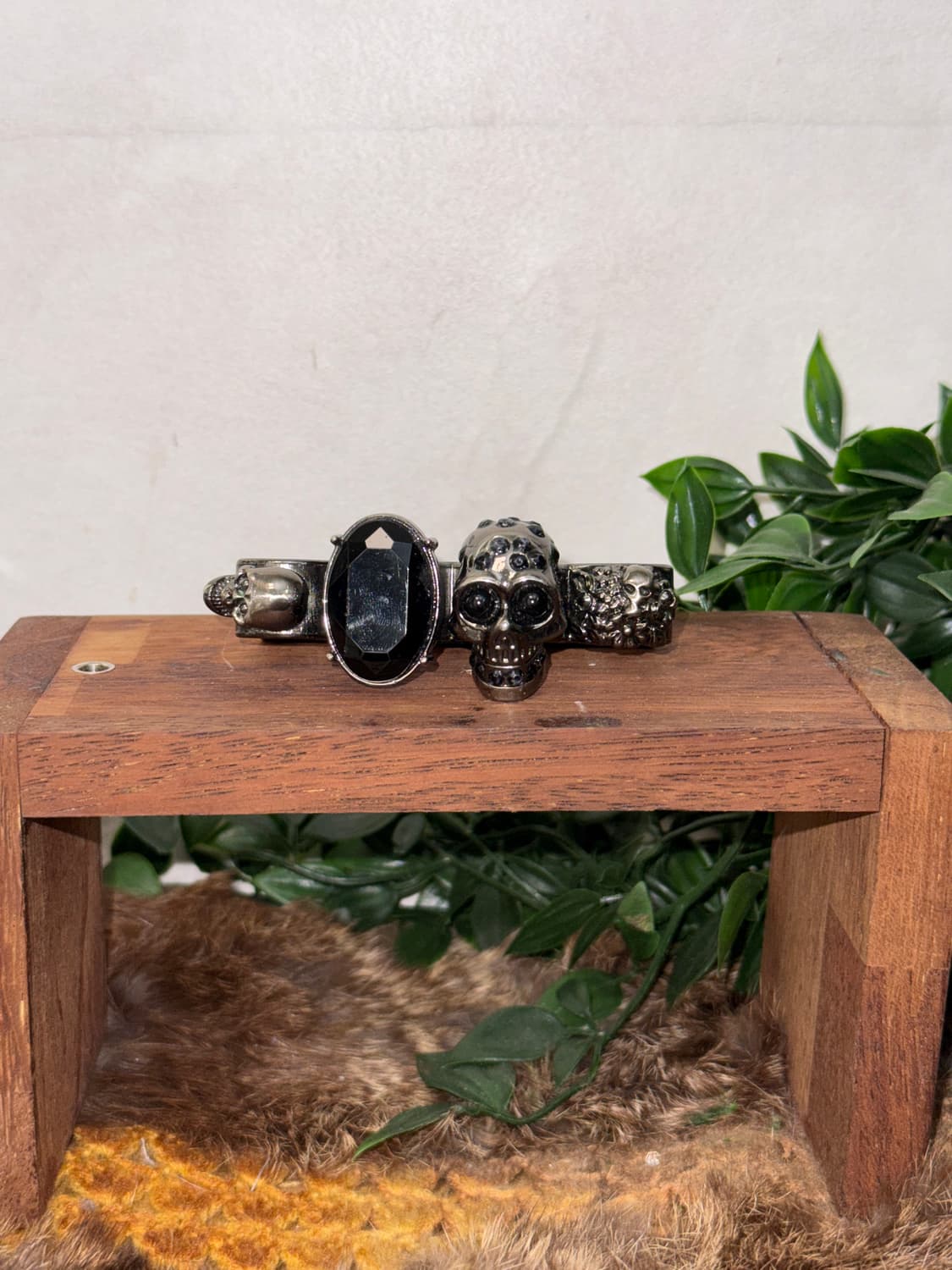 Skull jeweled knuckle rings  상품이미지4