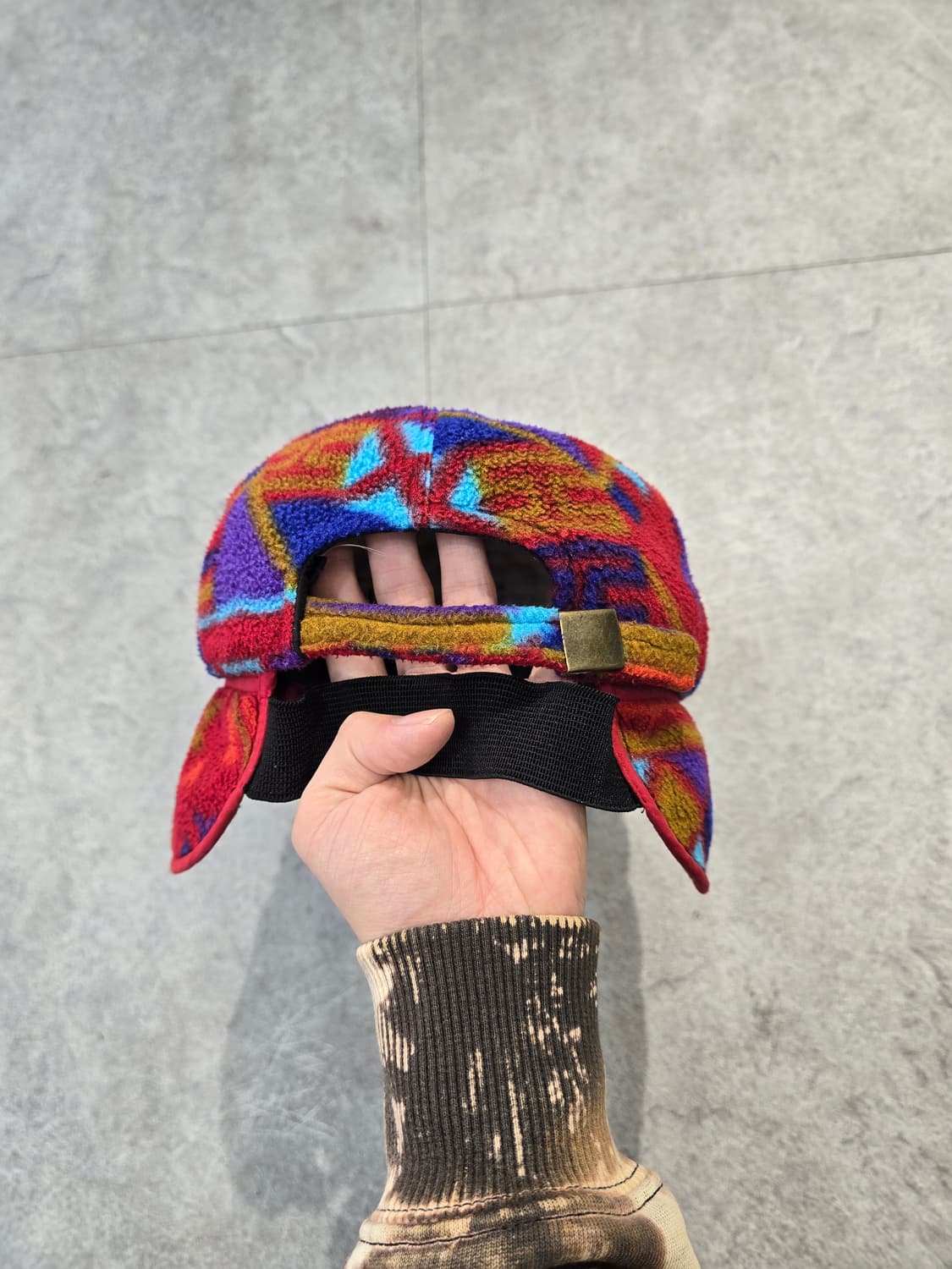 90's KOLON SPORT 이어플랩 플리스 캡 상품이미지7