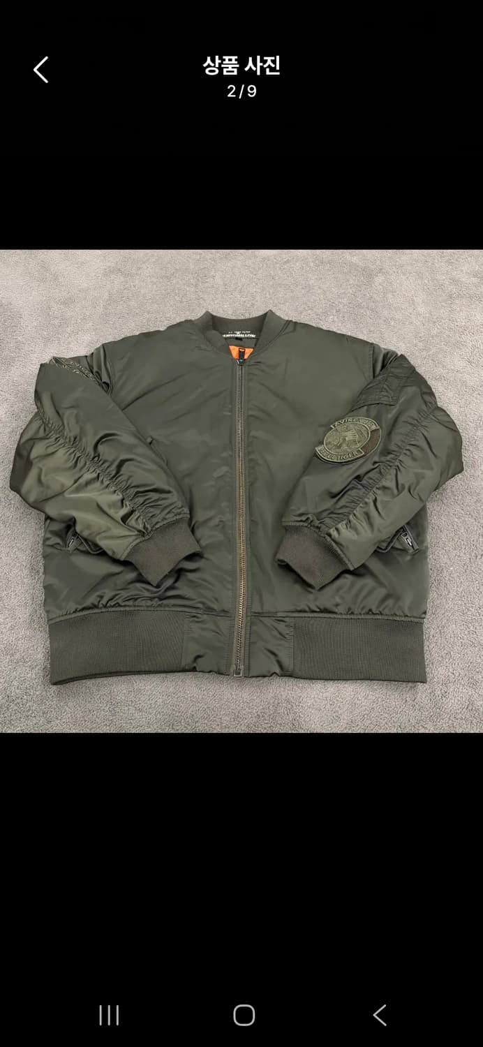 [정품/L] 아비렉스 AVIREX SEOUL MA-1JACKET c1 상품이미지2