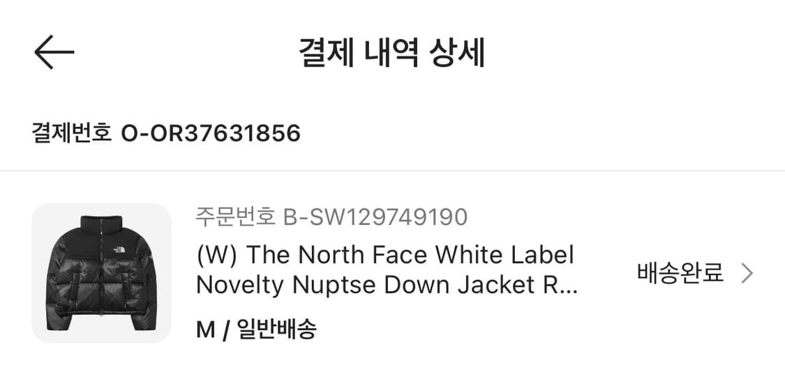 (W) 노스페이스 화이트라벨 노벨티 눕시 다운 자켓 리얼 블랙 상품이미지2