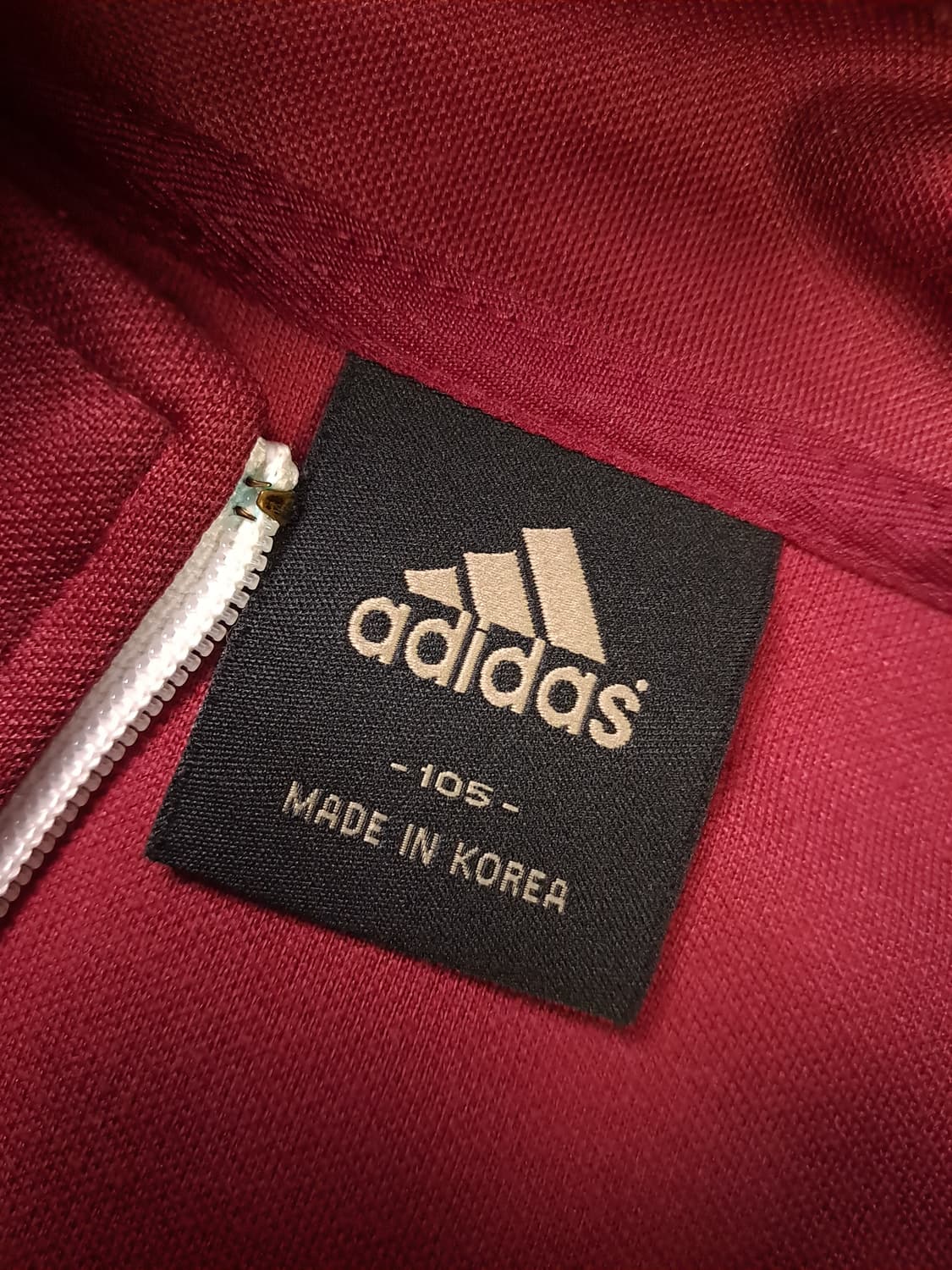 오리지날 아디다스 버건디 트랙탑 져지 상품이미지4