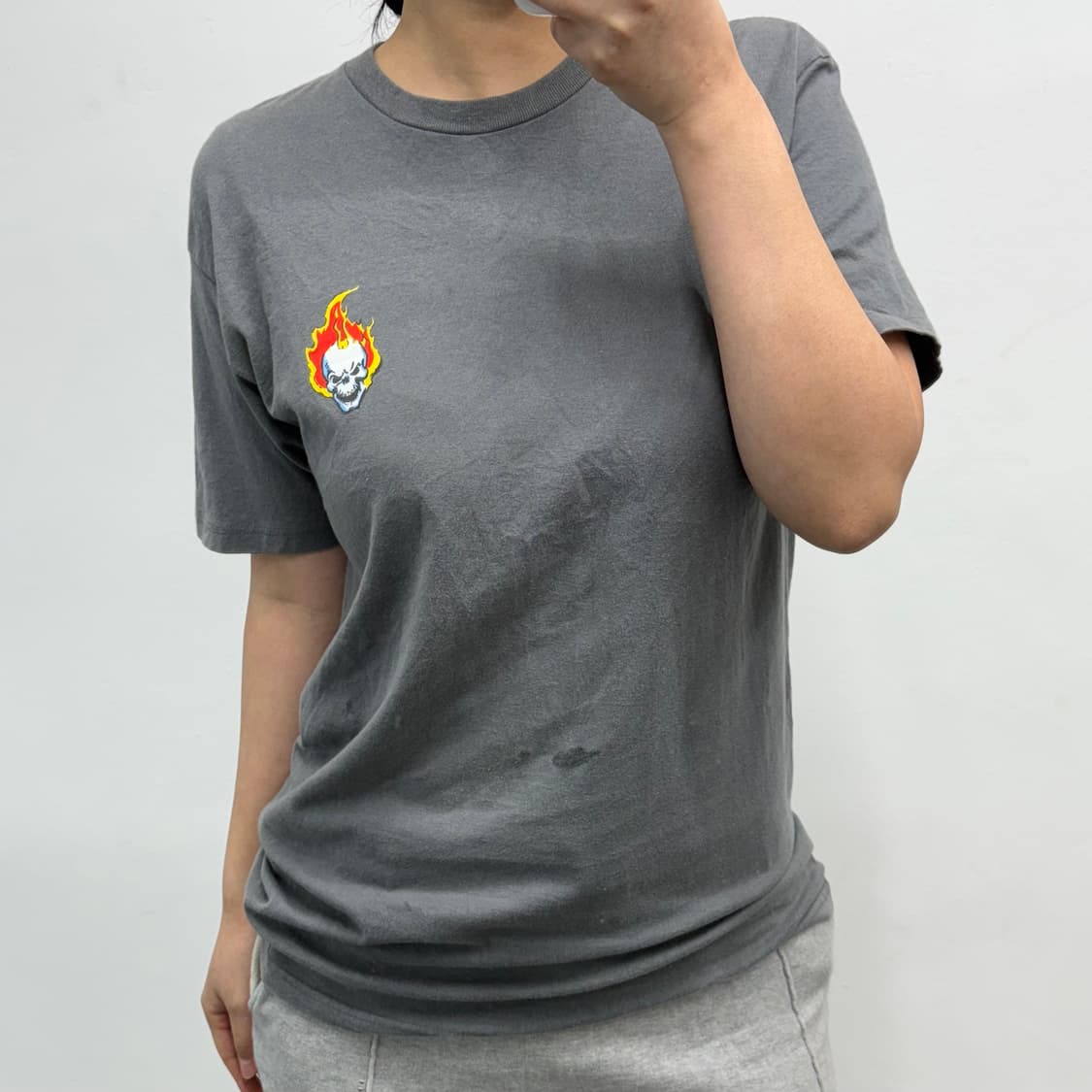 [M] 스투시 x 마블 고스트라이더 반팔티 상품이미지2