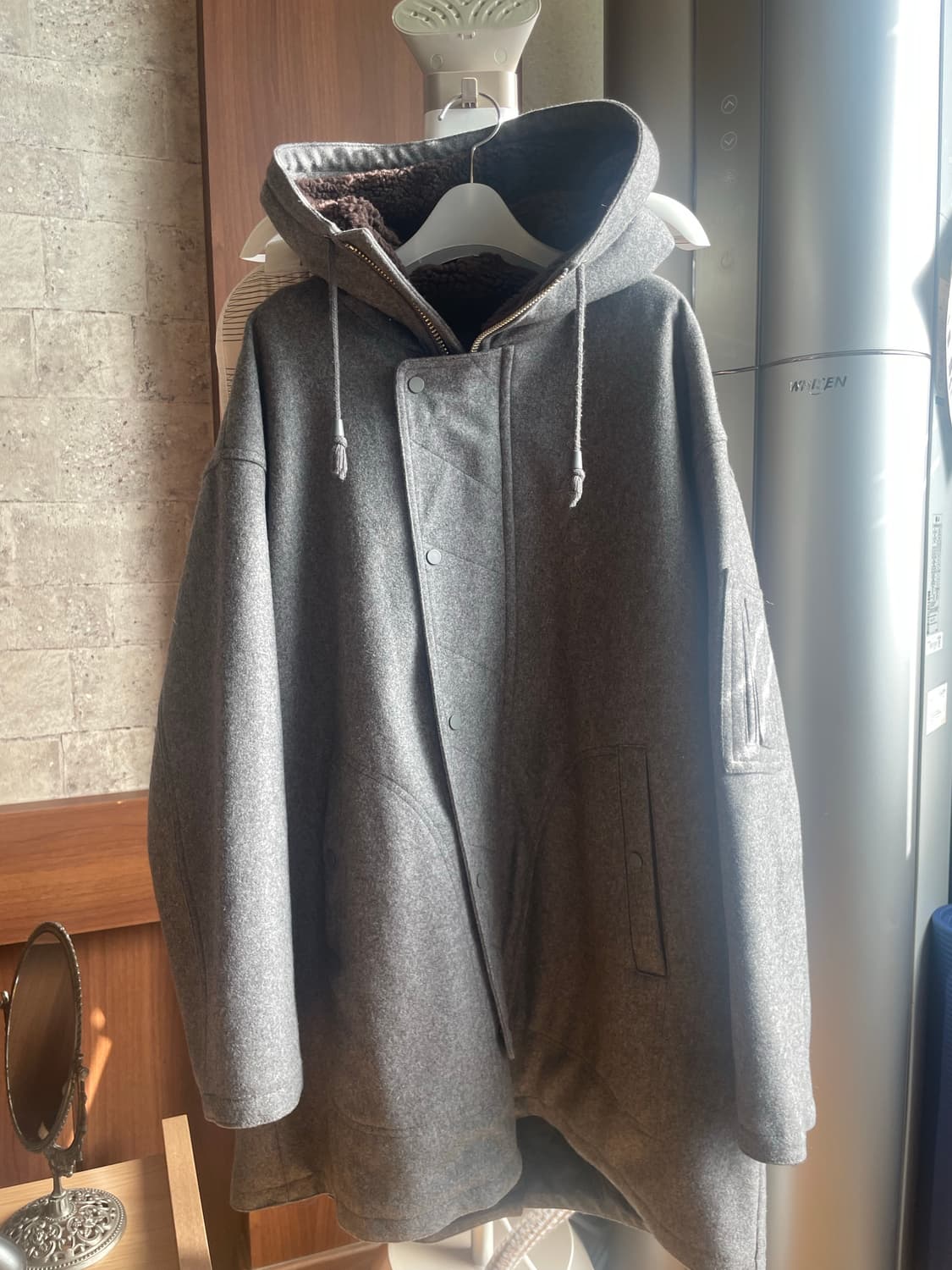 언코일 후드 코트 상품이미지1