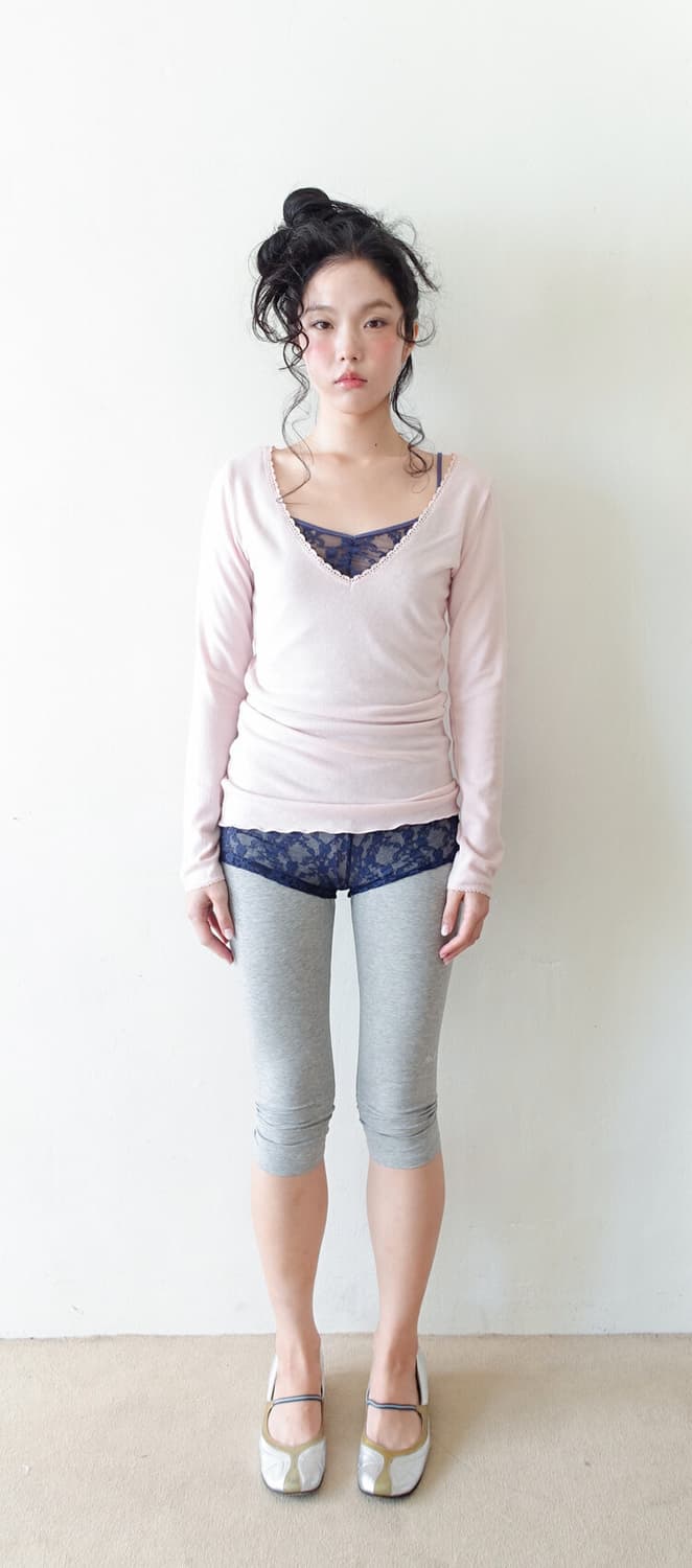샵페어리 iris long top - pink 상품이미지1