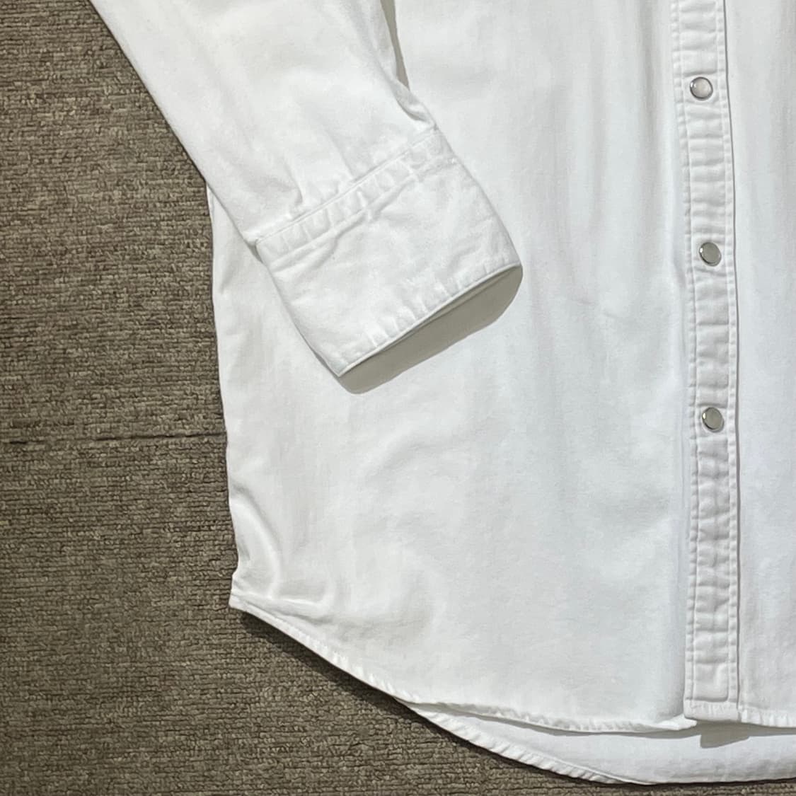 (L) Levi's 리바이스 코튼 화이트 웨스턴 셔츠 상품이미지5