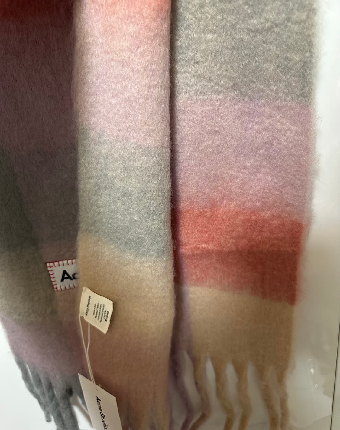 아크네 스튜디오 알파카모헤어울머플러 푸시아 남여공용 상품이미지6