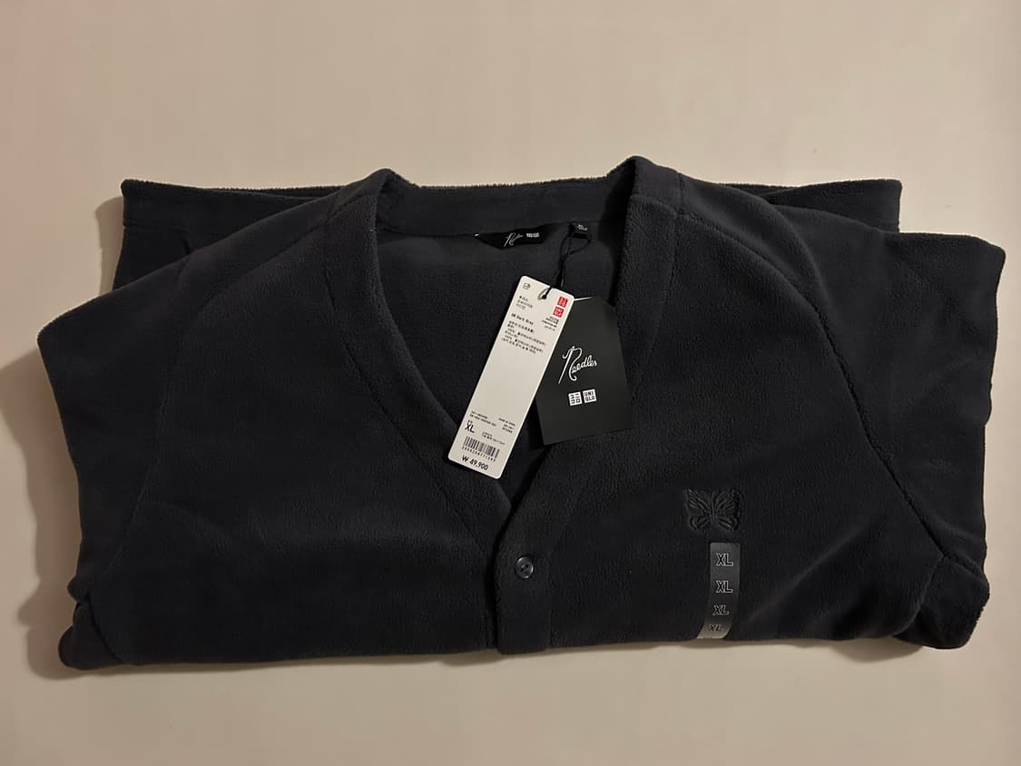 (새상품) 유니클로 니들스 가디건 다크그레이 XL 상품이미지1