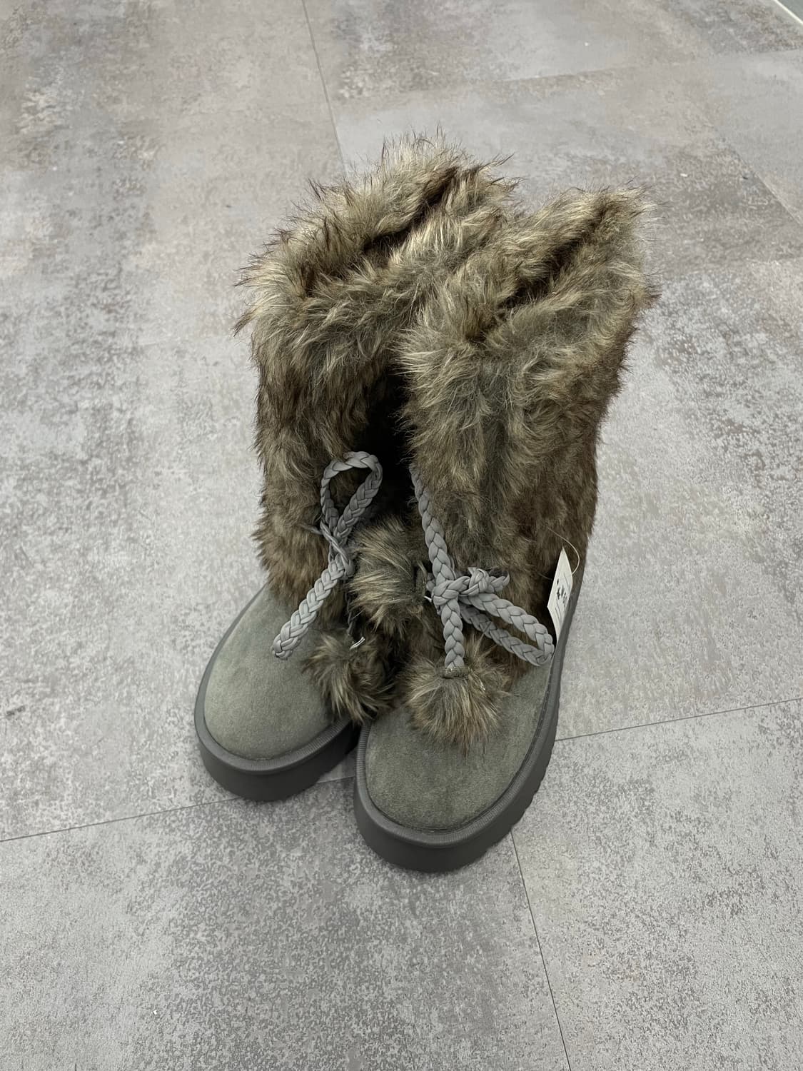 빈티지 어그 방울 퍼 부츠 H1582 상품이미지3