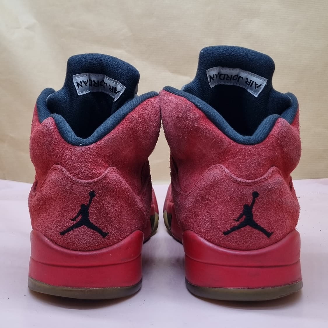 나이키 조던 5 레트로 레드 스웨이드 운동화 260 상품이미지4