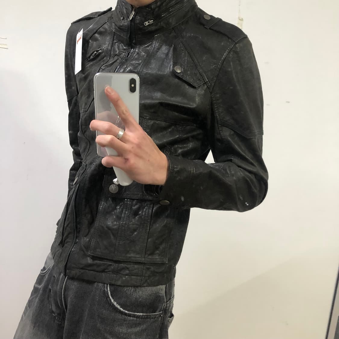 톰보이 램스킨 레더자켓 상품이미지2