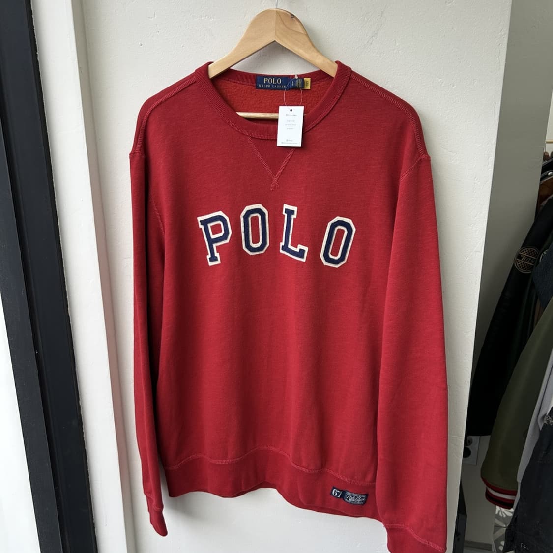 15370 - 폴로 랄프로렌 레드 빅로고 맨투맨 상품이미지2
