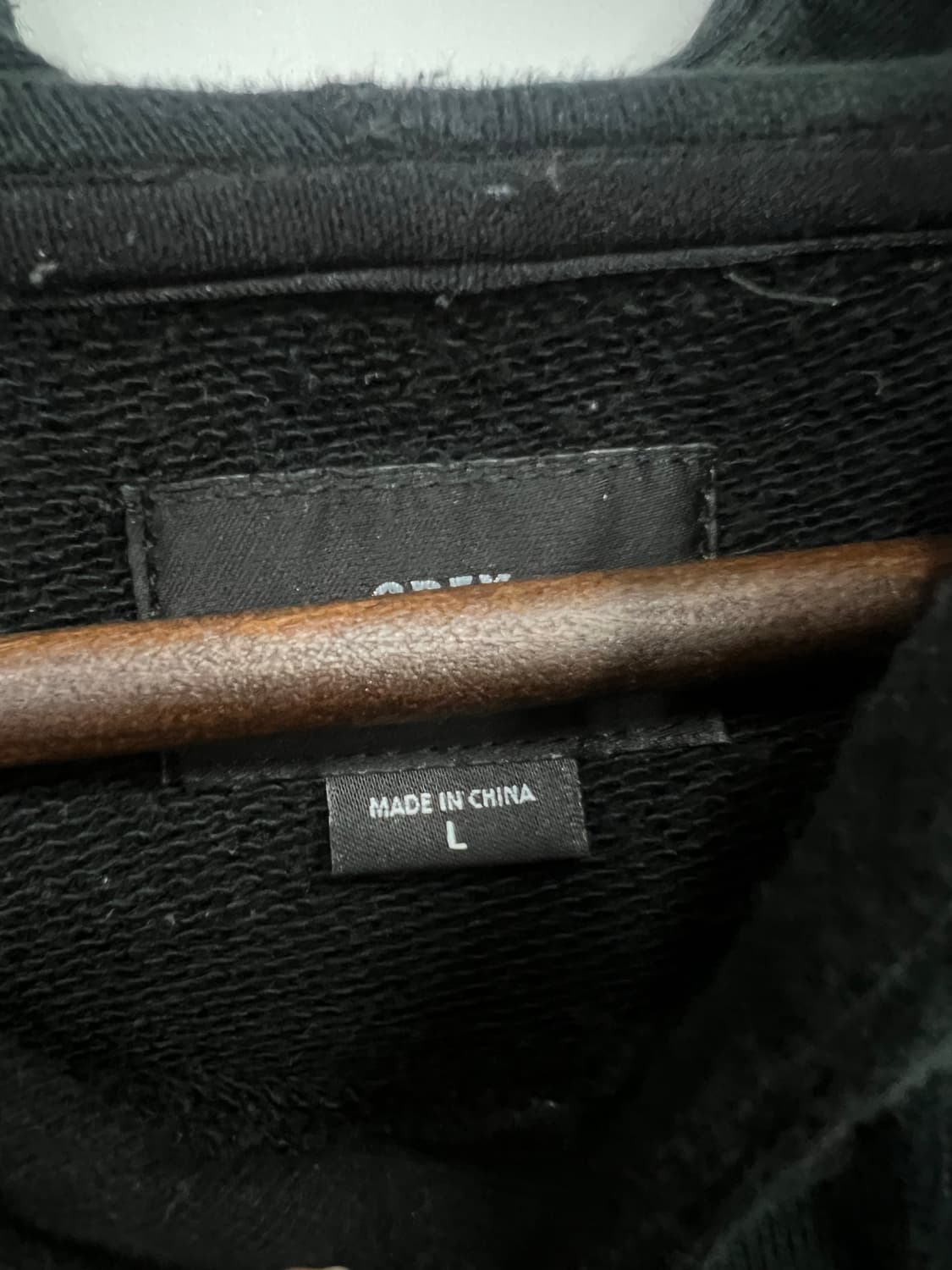 OBEL블랙 후드티  상품이미지2