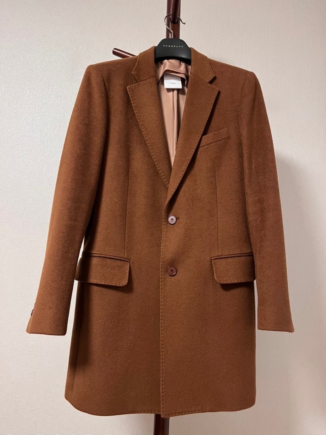 옴브루노 남성 캐시미어 50% 코트 / 브라운 / 100 상품이미지1