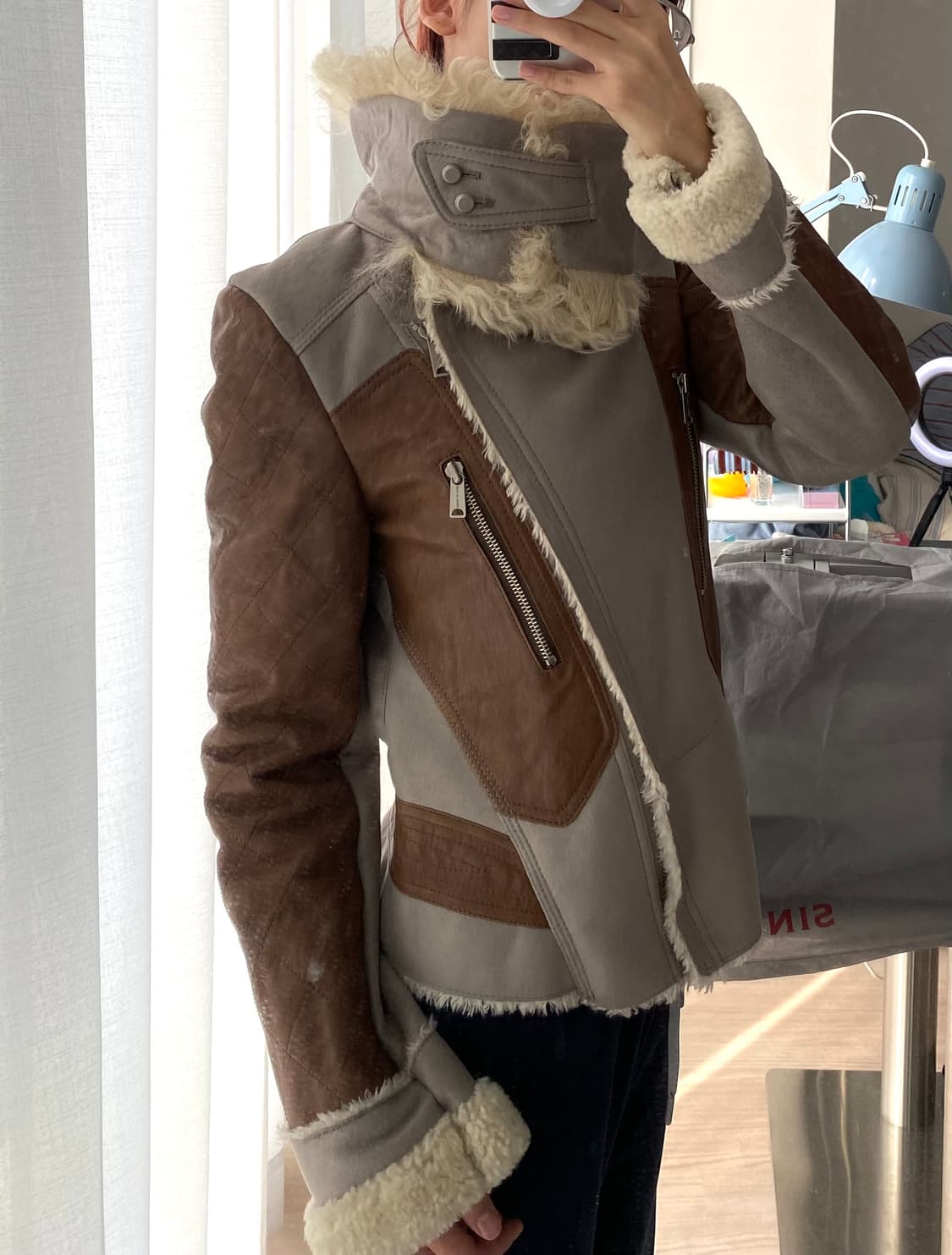 양털 양가죽 무스탕 자켓 상품이미지1