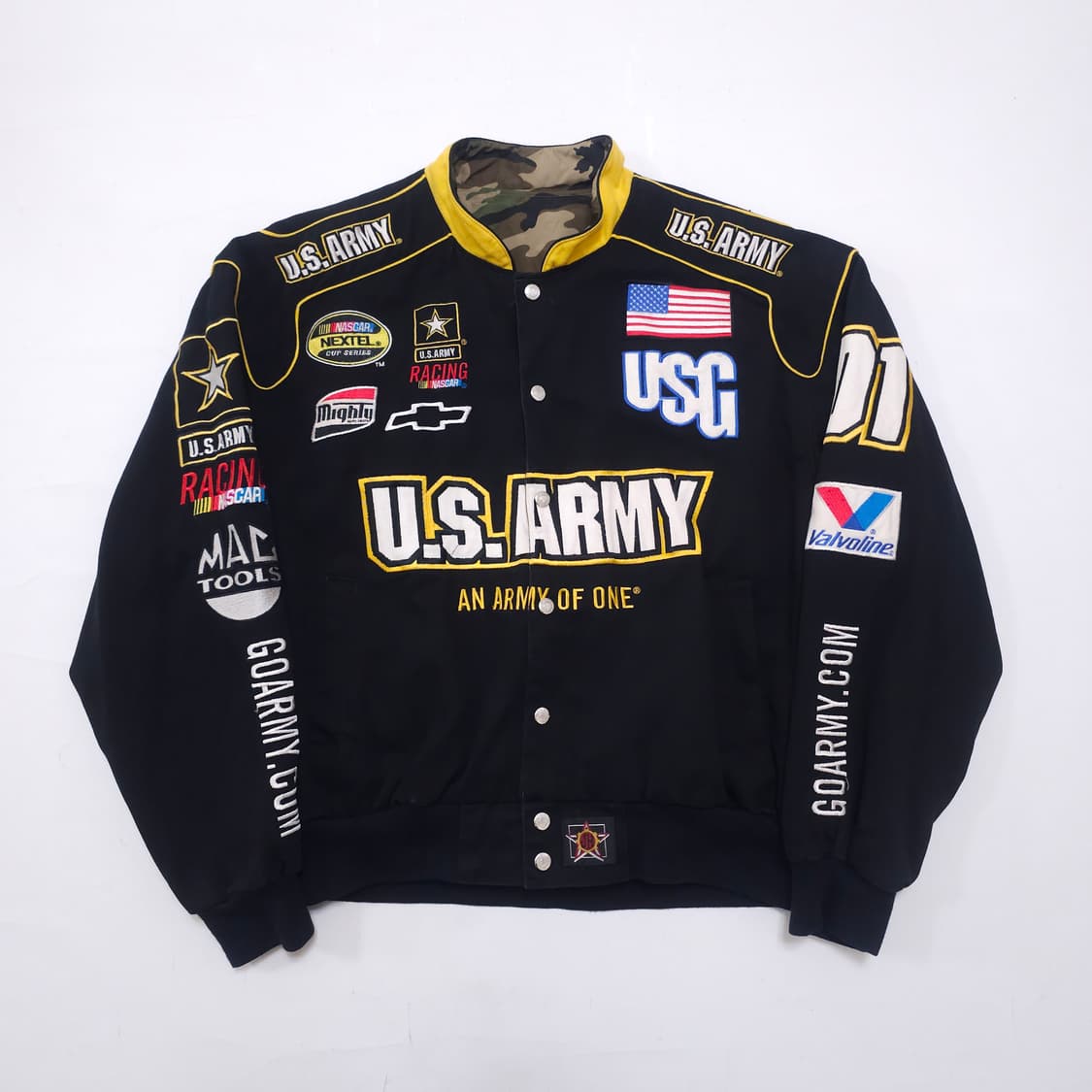 제프해밀턴 U.S ARMY 리버시블 레이싱 자켓 상품이미지1