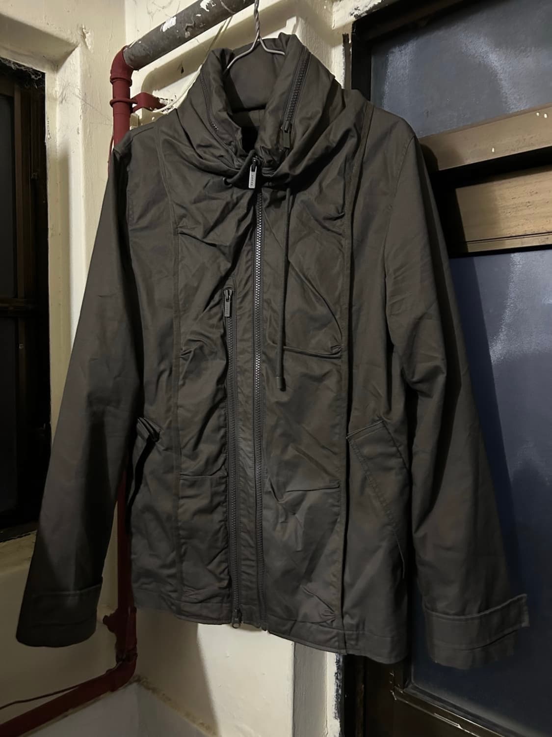 2000s codes combine 하이넥 멀티지퍼 야상 집업 상품이미지3