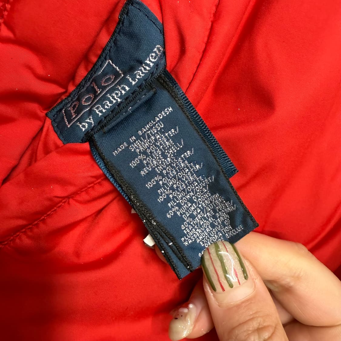 [L] 폴로 리버시블 패딩 키즈 베스트 상품이미지6