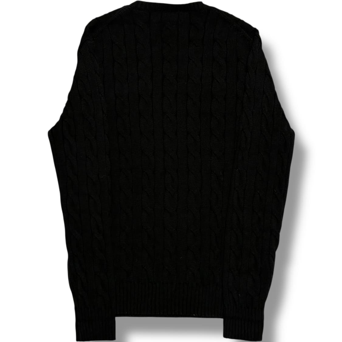 Polo Ralph Lauren 코튼 블랙 케이블 니트 상품이미지2