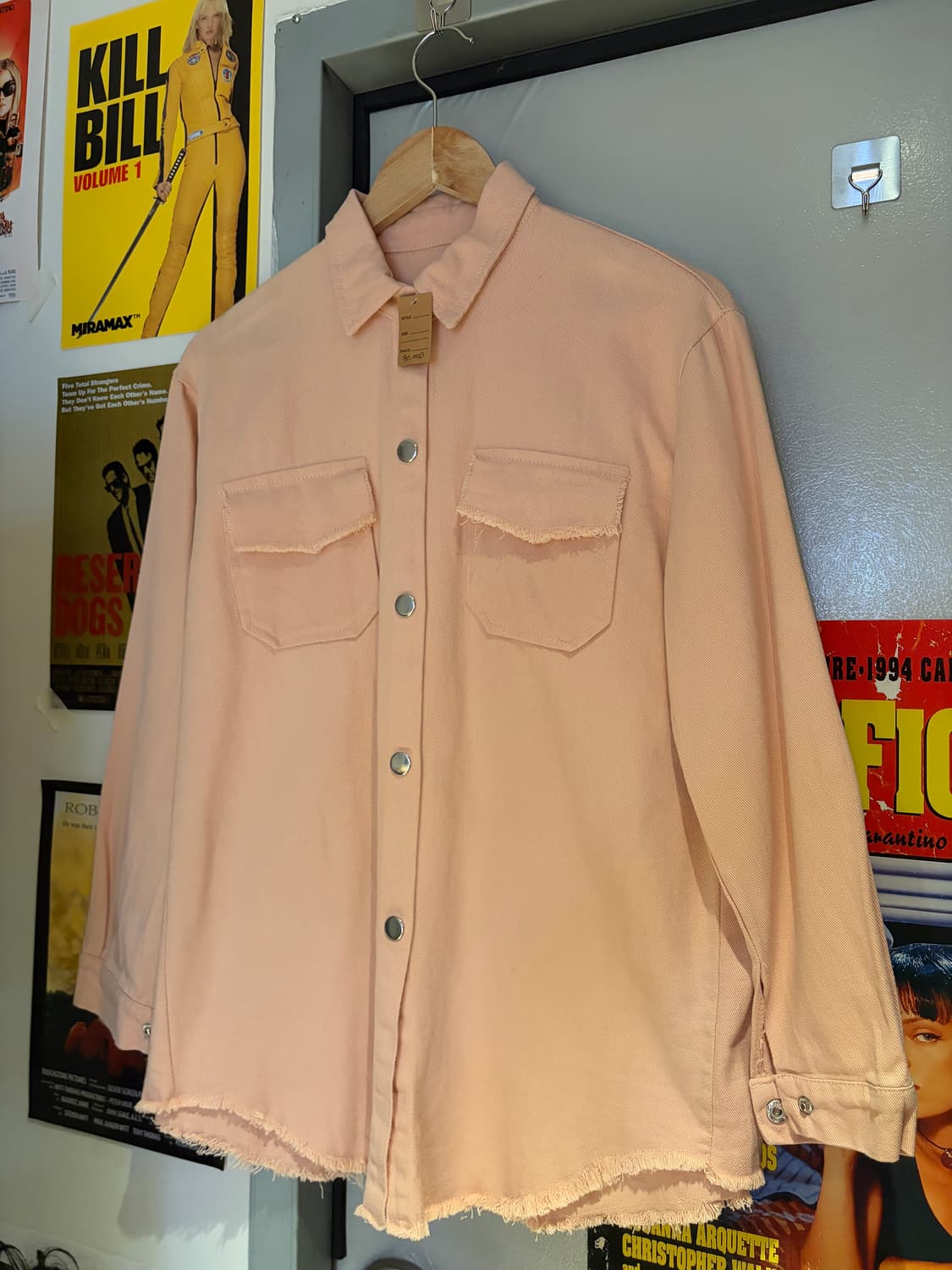 투포켓 데님 오버핏 셔츠 상품이미지1