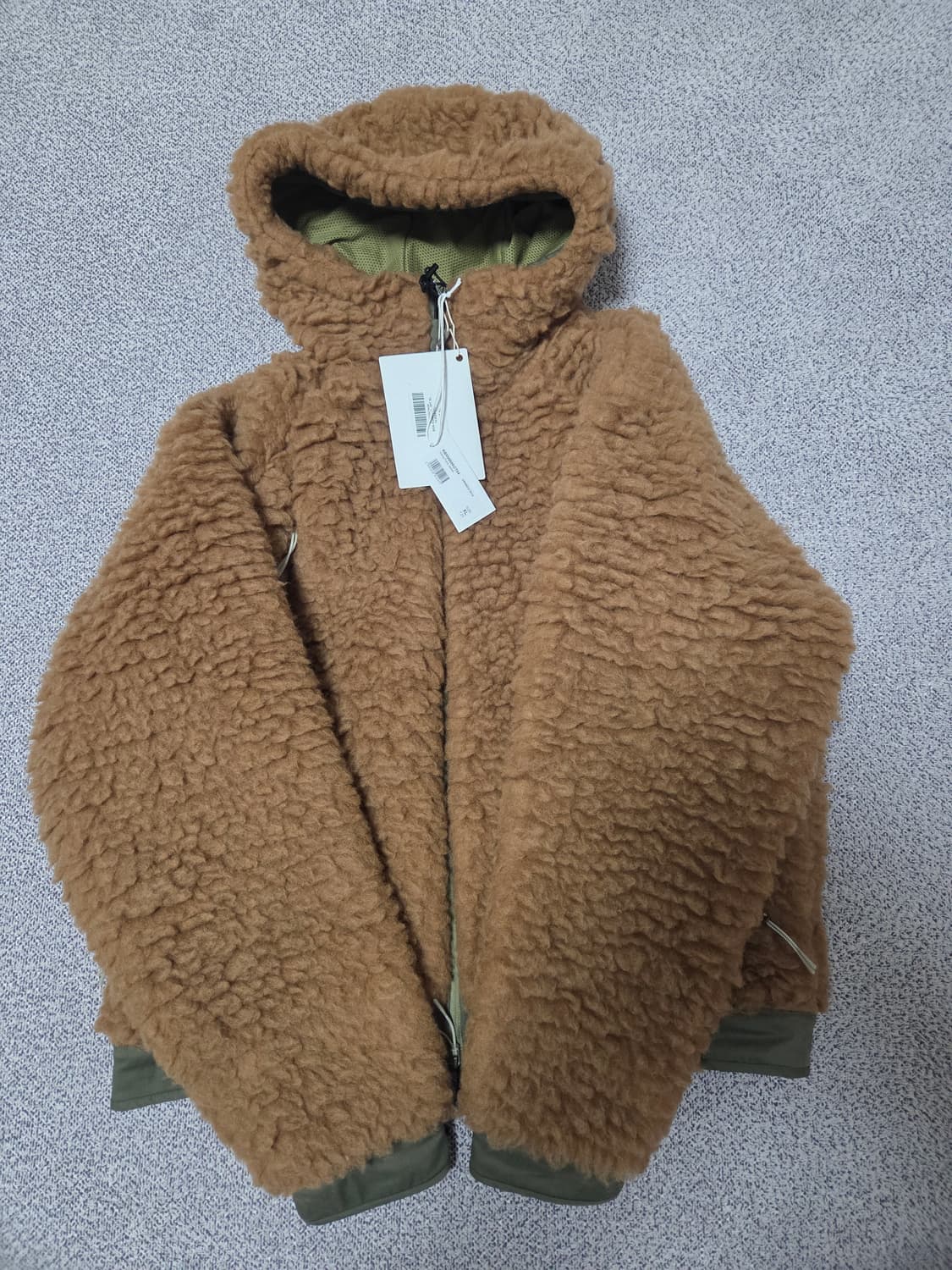 로아 하이킹 헤비후리스 XL사이즈 브라운 상품이미지1