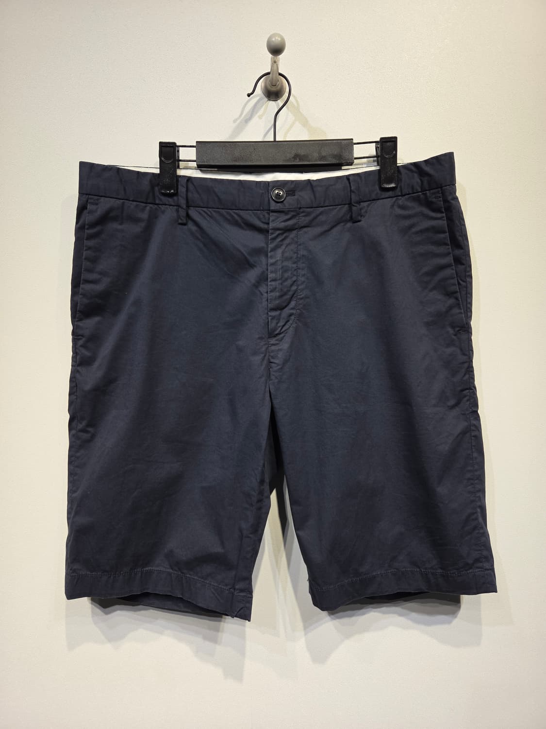 HAZZYS 헤지스 슬림핏 네이비 면 반바지 상품이미지2