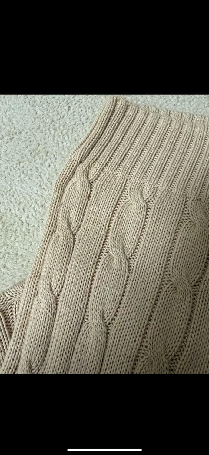 폴로 랄프로렌 니트 베이지 상품이미지5