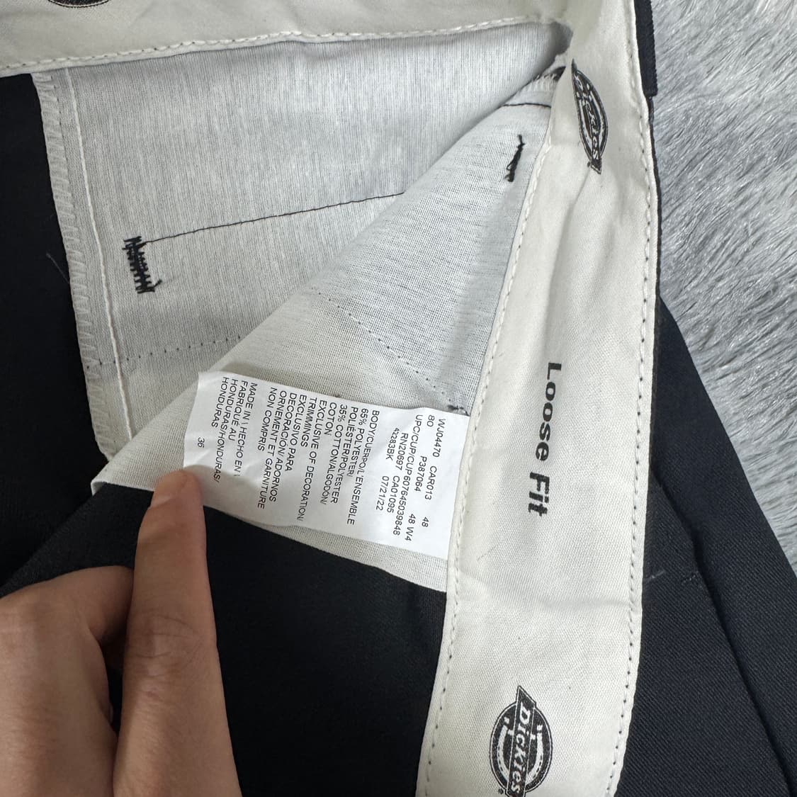 디키즈 루즈핏 13인치 워크 팬츠 36사이즈 거의새것 상품이미지5