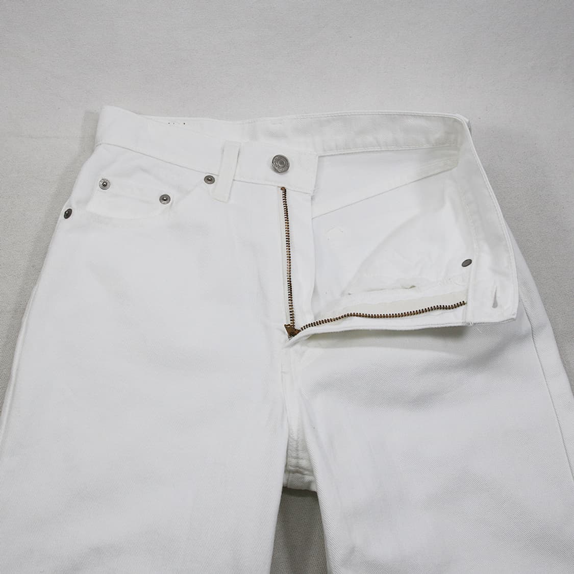 90's 리바이스 W519 화이트 진 (여성용 25.5) 상품이미지5