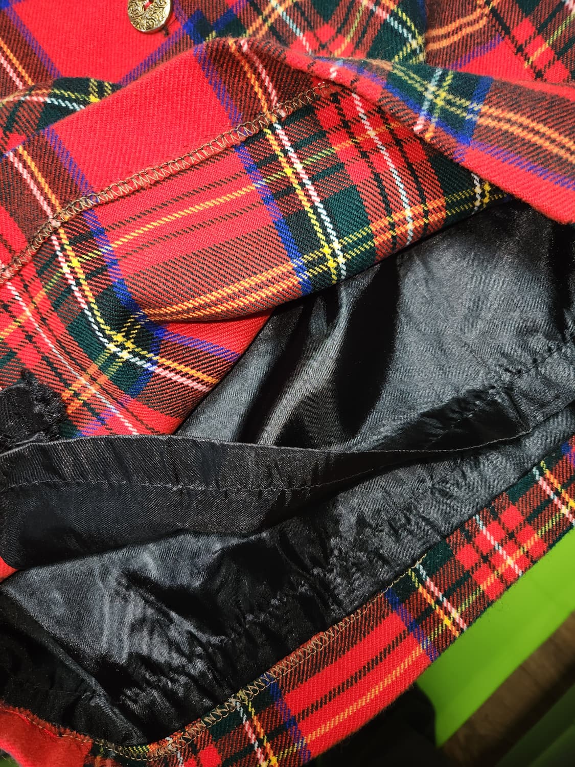 레드 타탄체크 스커트 26 상품이미지4